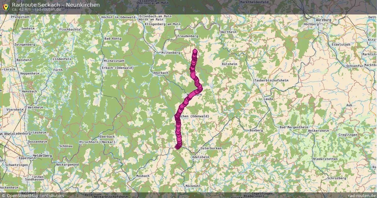 Radtour Seckach – Neunkirchen