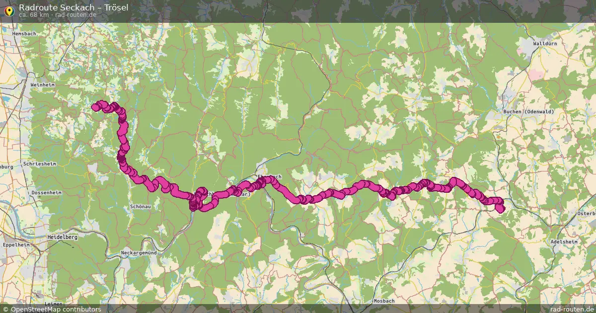 Radtour Seckach – Trösel