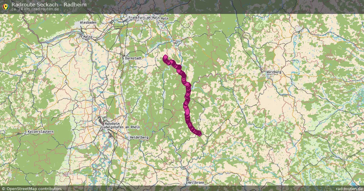 Radtour Seckach – Radheim