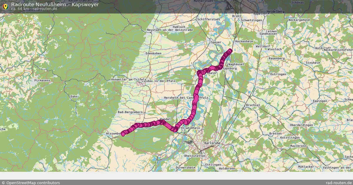 Radtour Neulußheim – Kapsweyer