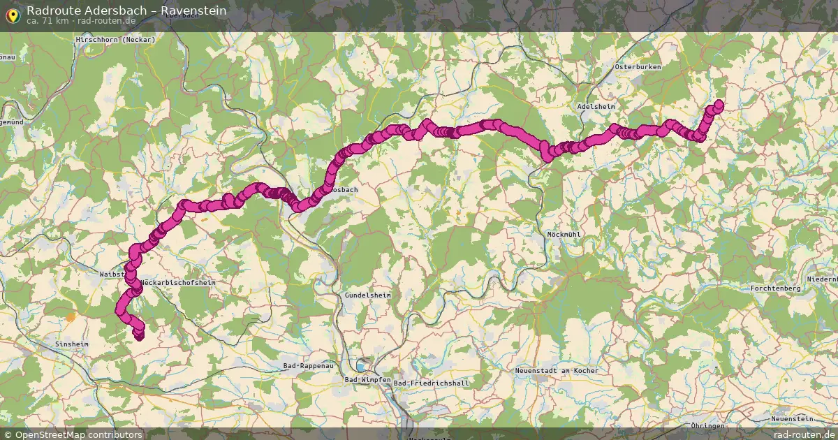 Radtour Adersbach – Ravenstein