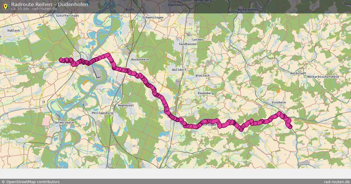 Radtour Reihen – Dudenhofen