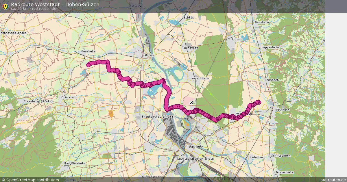Radtour Weststadt – Hohen-Sülzen