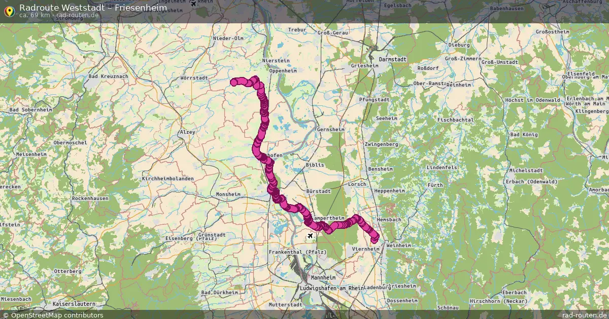Radtour Weststadt – Friesenheim