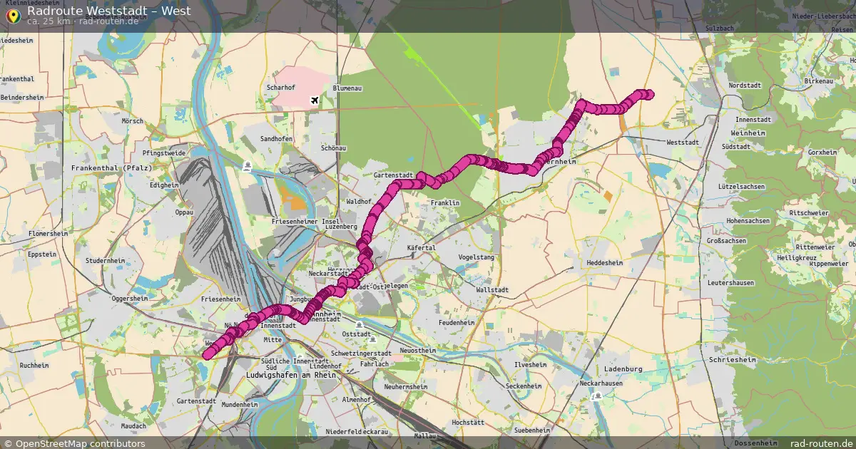 Radtour Weststadt – West