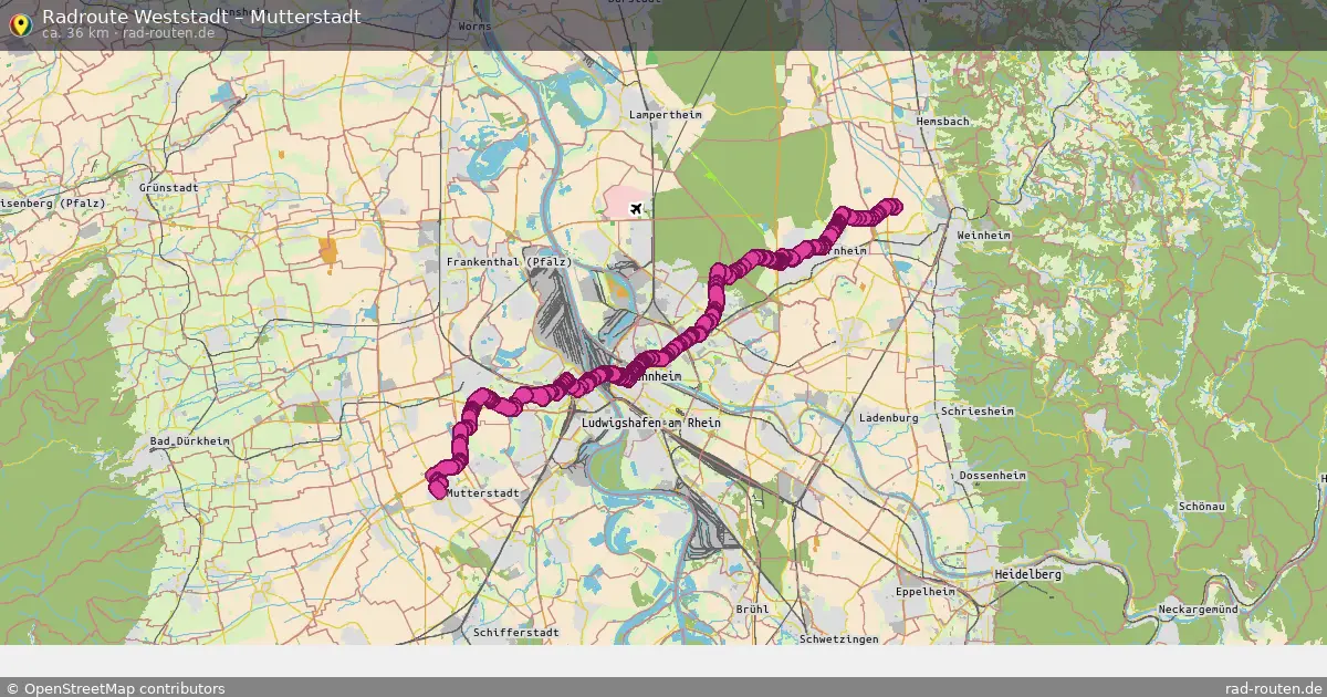 Radtour Weststadt – Mutterstadt