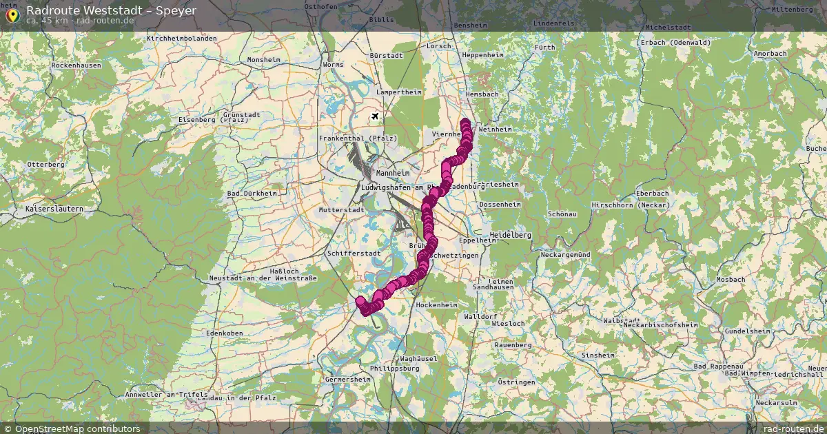 Radtour Weststadt – Speyer
