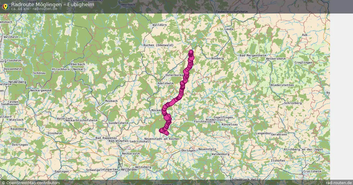 Radtour Möglingen – Eubigheim