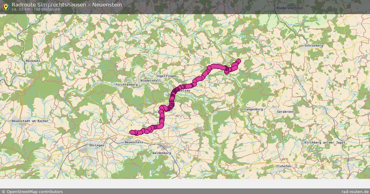 Radtour Simprechtshausen – Neuenstein