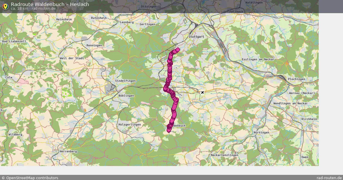 Radtour Waldenbuch – Heslach