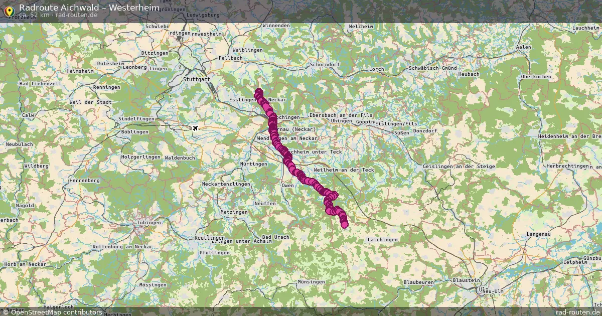 Radtour Aichwald – Westerheim
