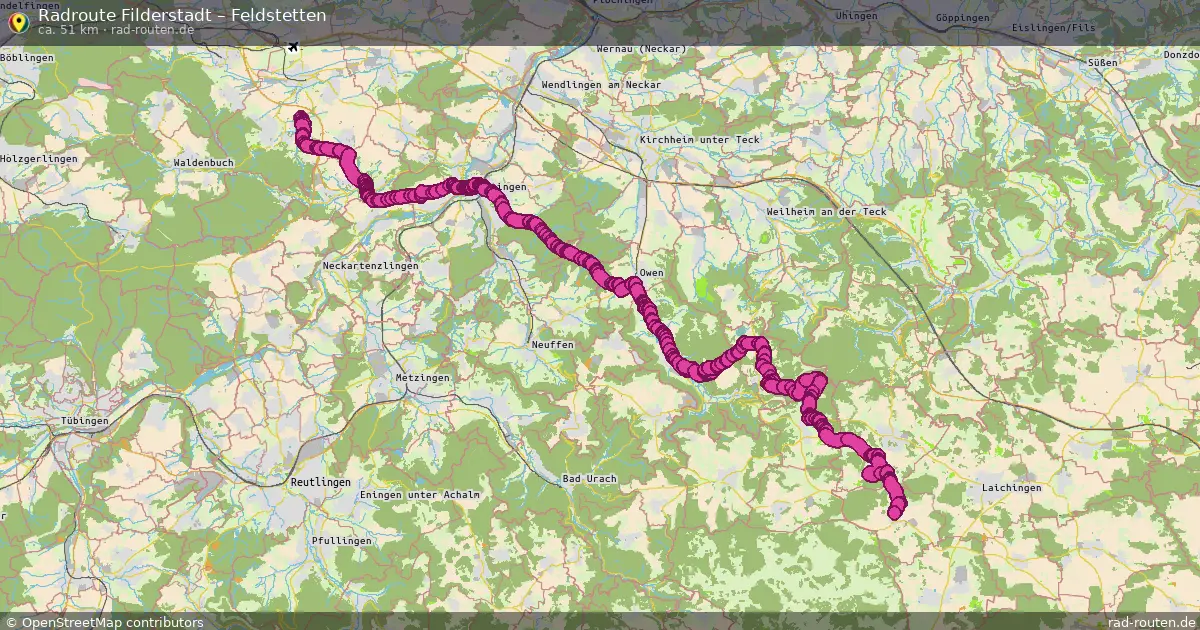 Radtour Filderstadt – Feldstetten