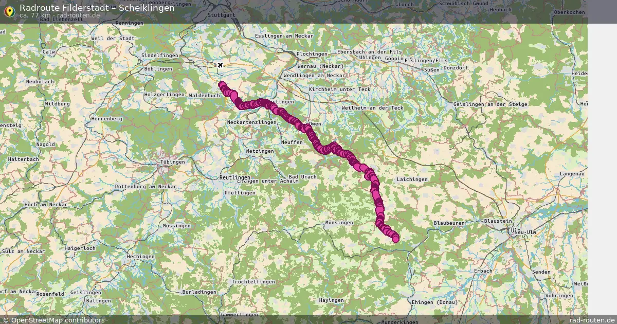 Radtour Filderstadt – Schelklingen