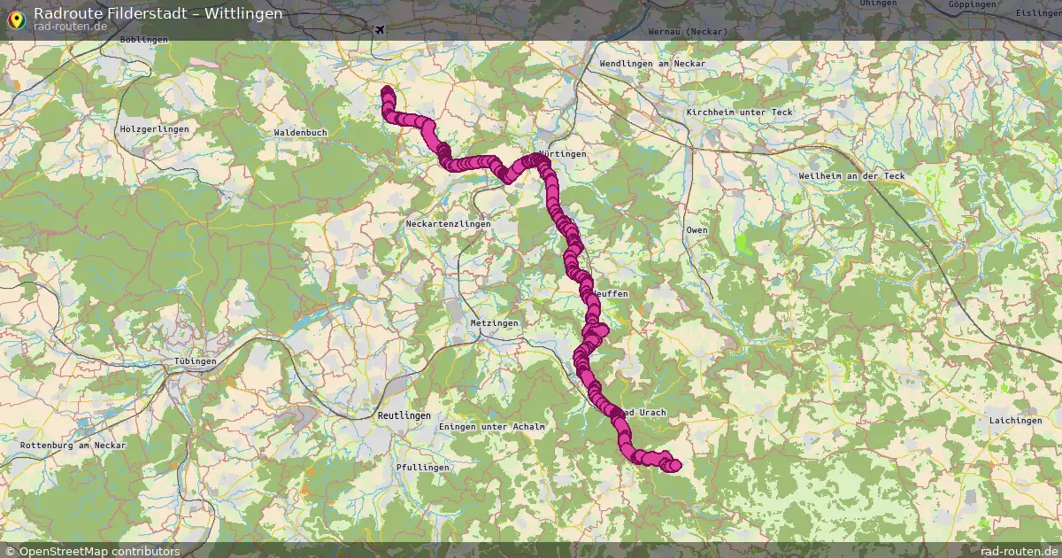 Radtour Filderstadt – Wittlingen