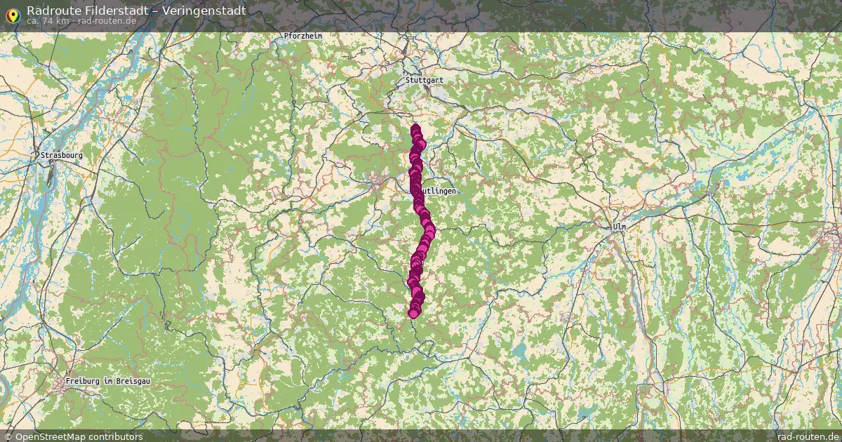 Radtour Filderstadt – Veringenstadt