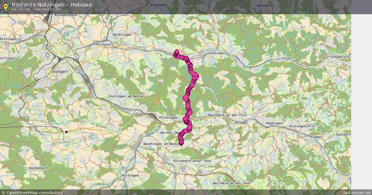 Radtour Notzingen – Hebsack