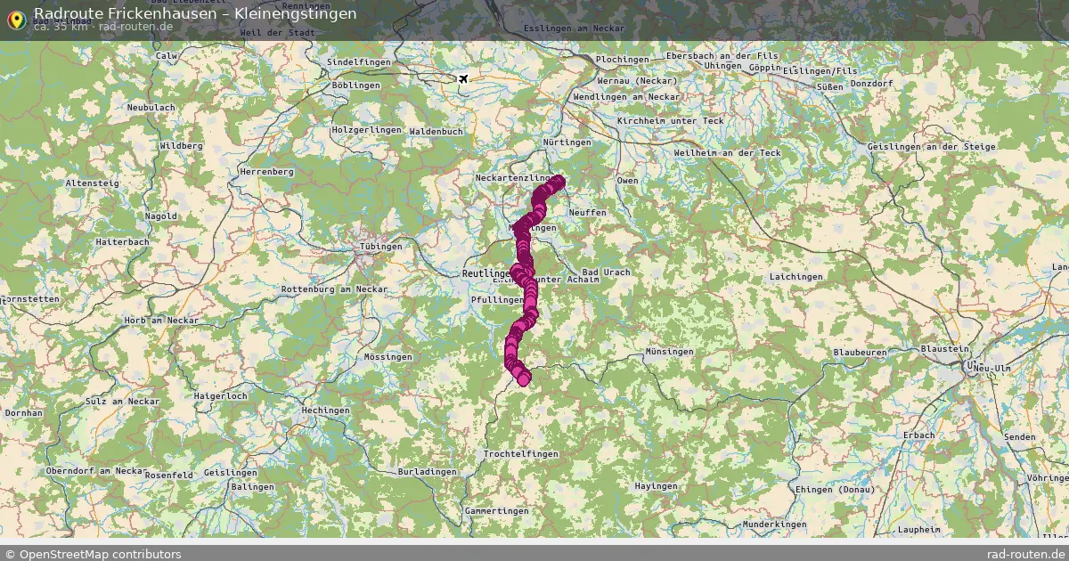 Radtour Frickenhausen – Kleinengstingen