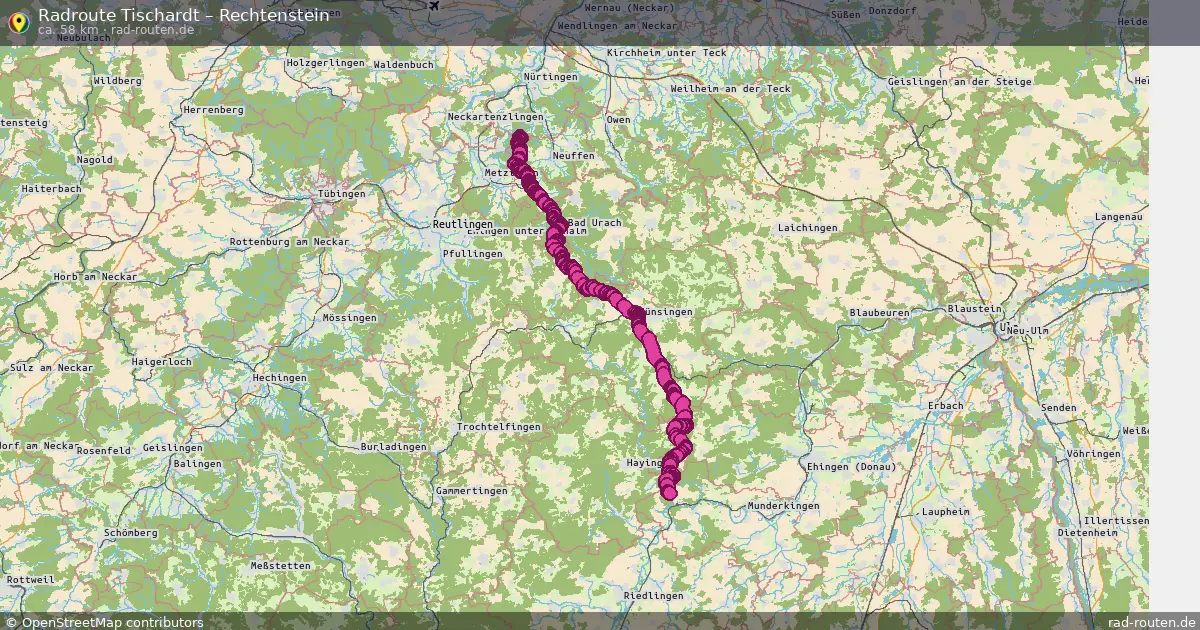 Radtour Tischardt – Rechtenstein
