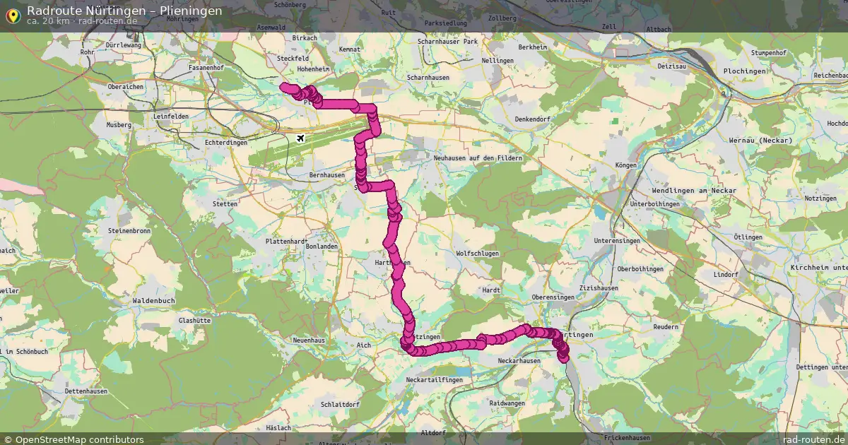 Radtour Nürtingen – Plieningen