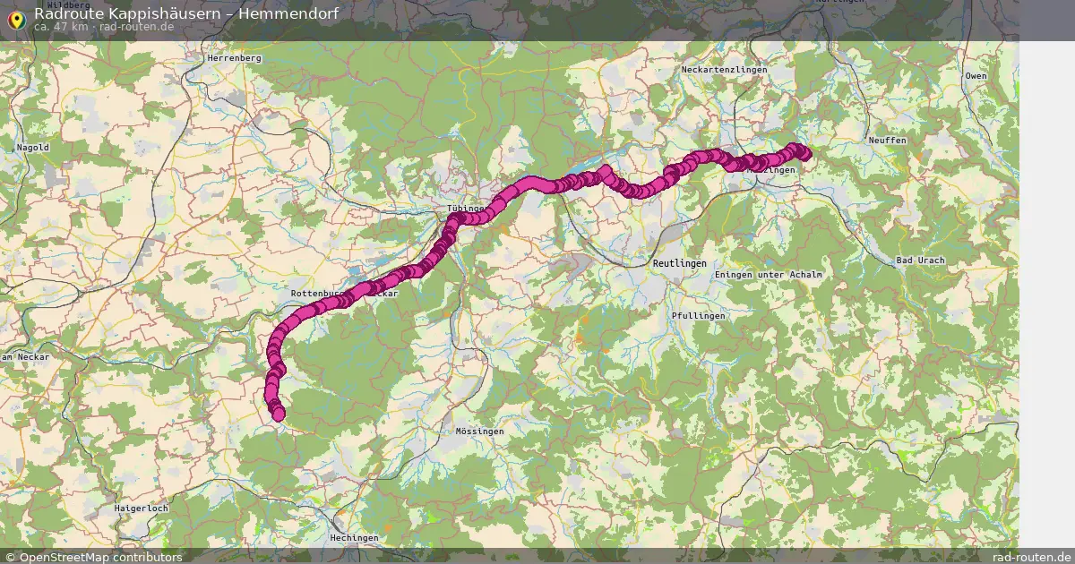 Fahrradroute Kappishäusern – Hemmendorf (47 km) – Rad-Routen.de