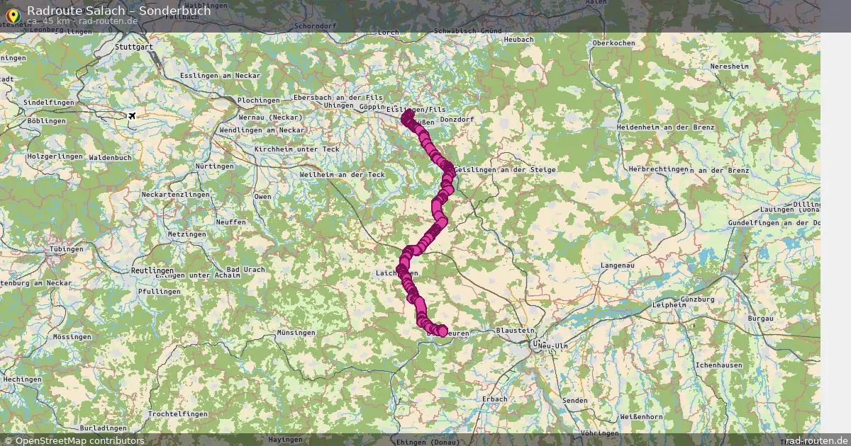 Radtour Salach – Sonderbuch