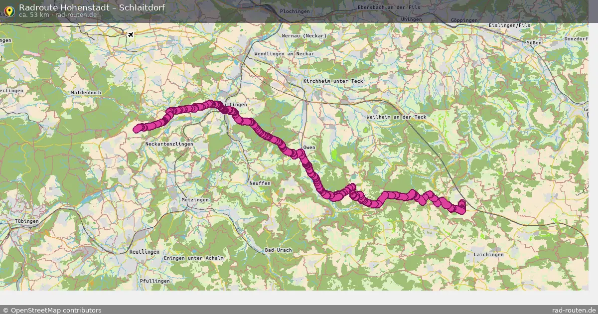 Radtour Hohenstadt – Schlaitdorf