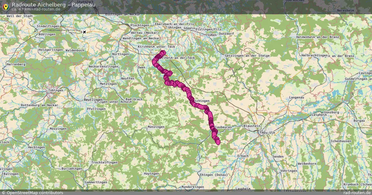 Radtour Aichelberg – Pappelau