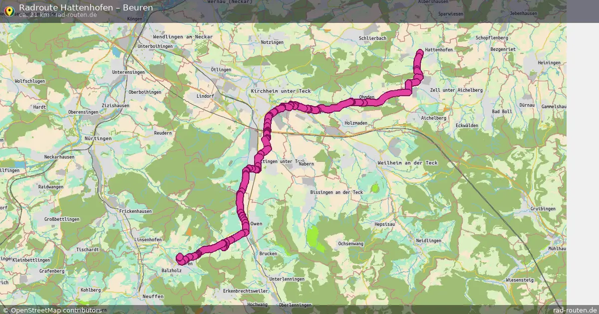 Radtour Hattenhofen – Beuren