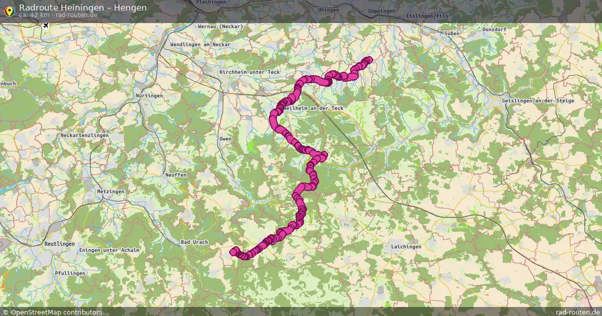 Radtour Heiningen – Hengen