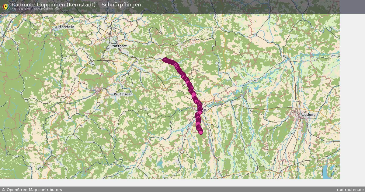 Radtour Göppingen (Kernstadt) – Schnürpflingen