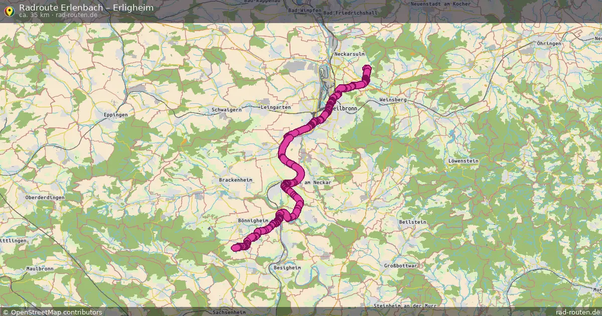 Radtour Erlenbach – Erligheim