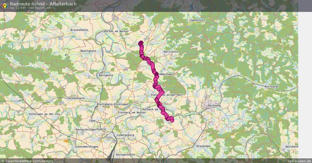 Radtour Ilsfeld – Affalterbach