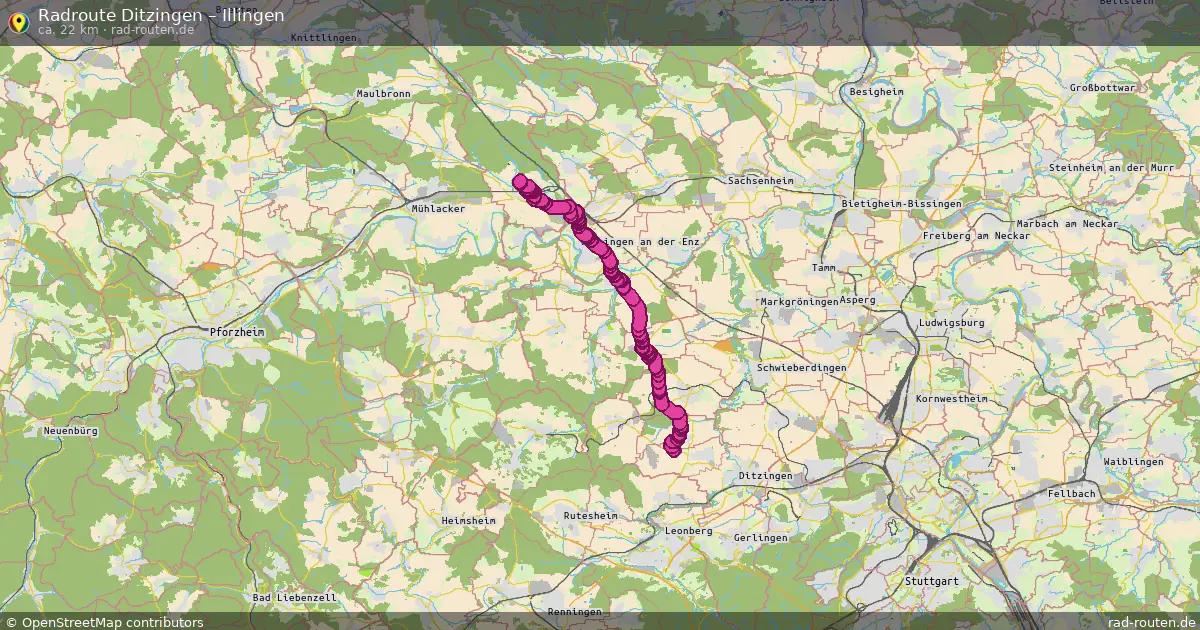Radtour Ditzingen – Illingen