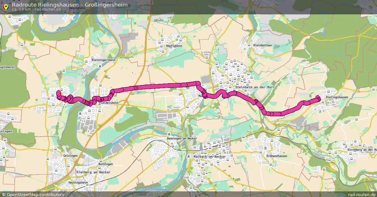 Radtour Rielingshausen – Großingersheim
