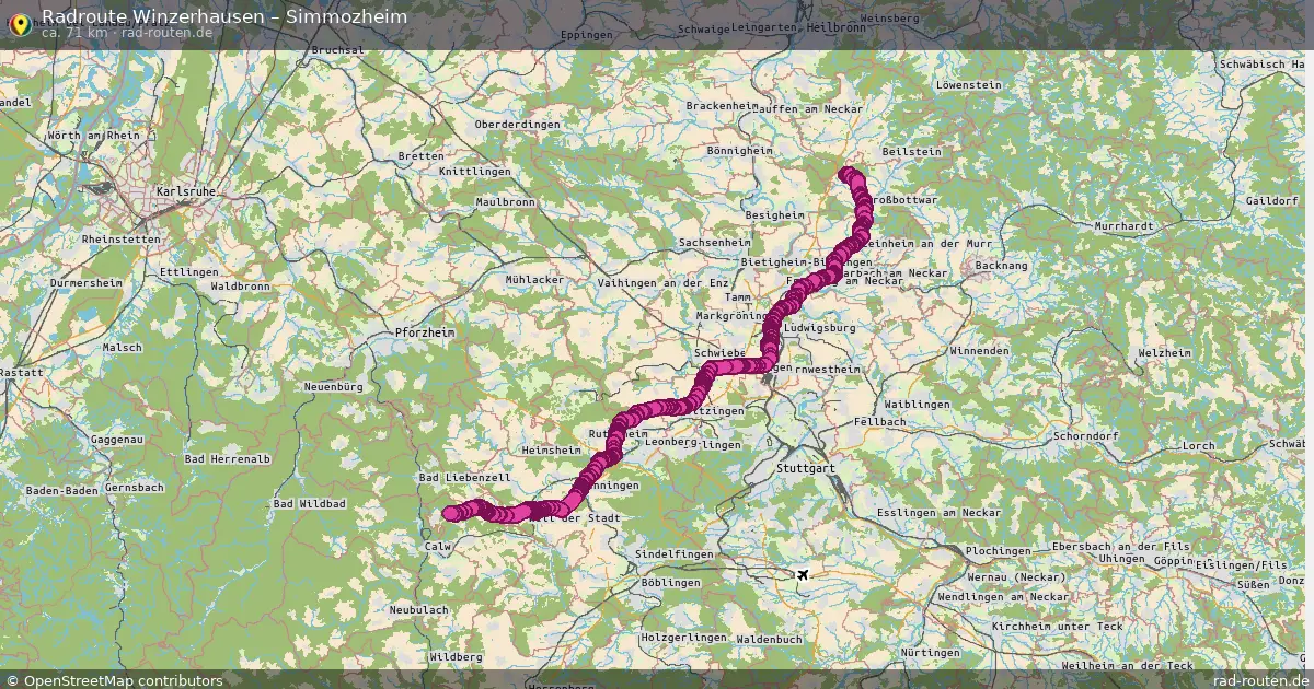 Radtour Winzerhausen – Simmozheim