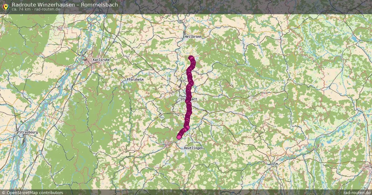 Radtour Winzerhausen – Rommelsbach