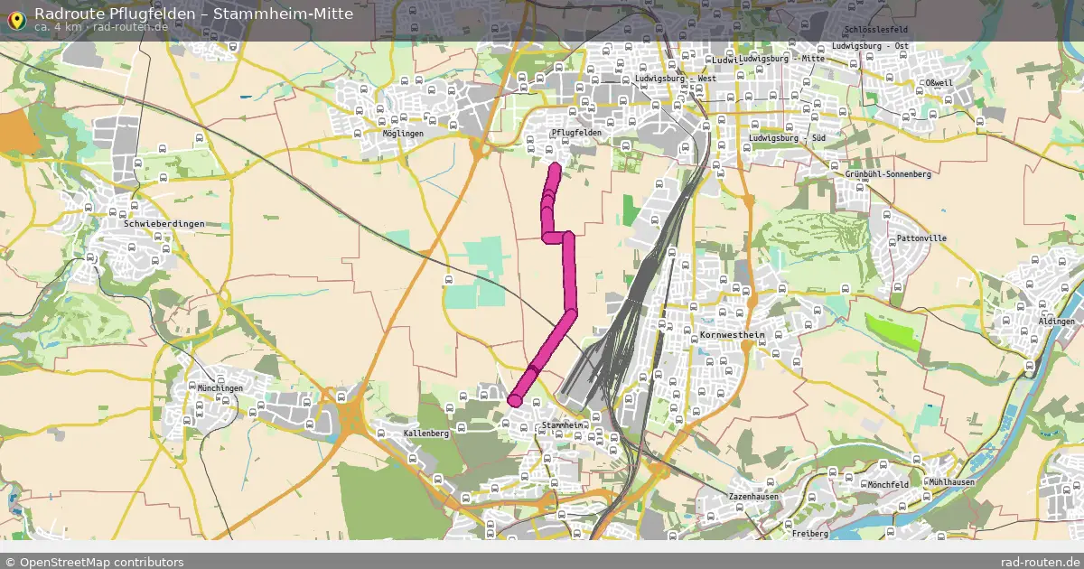 Radtour Pflugfelden – Stammheim-Mitte