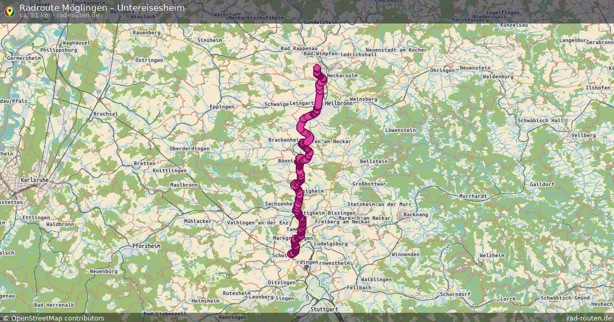 Radtour Möglingen – Untereisesheim