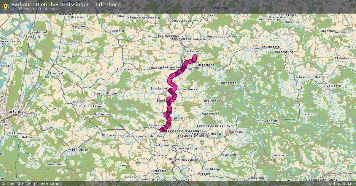 Radtour Bietigheim-Bissingen – Erlenbach
