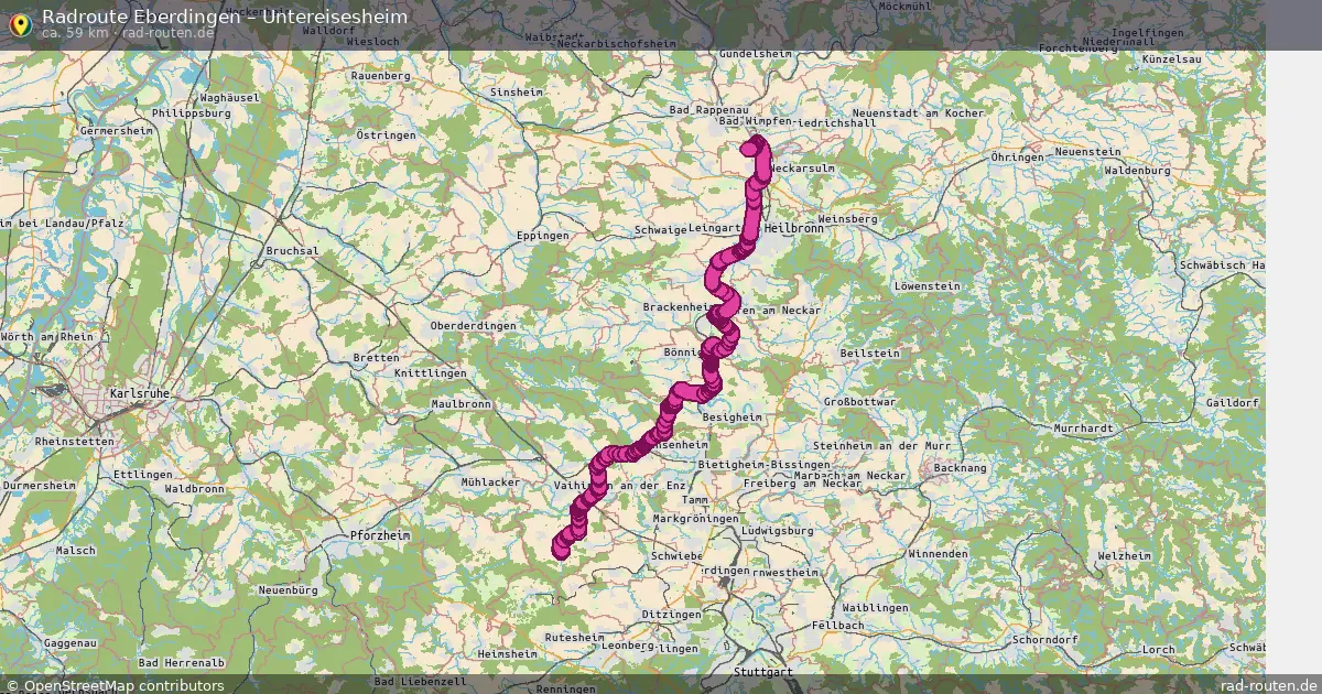 Radtour Eberdingen – Untereisesheim