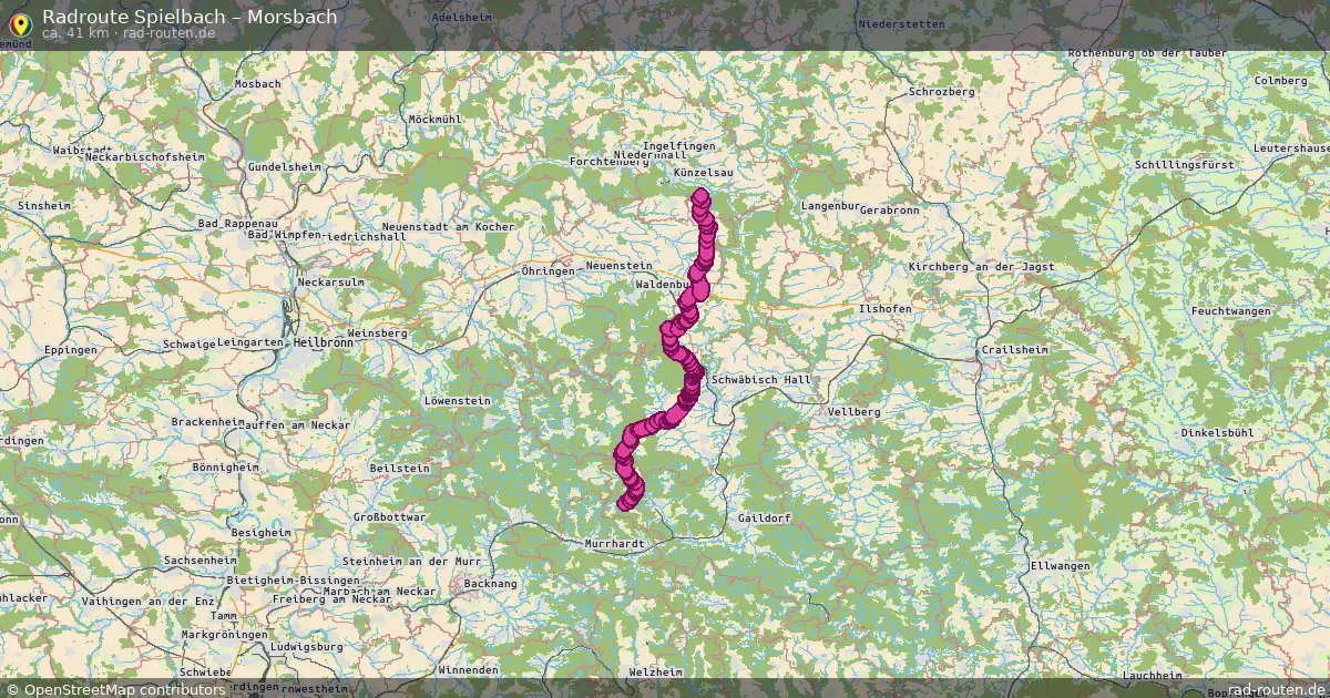 Radtour Bartenstein – Morsbach