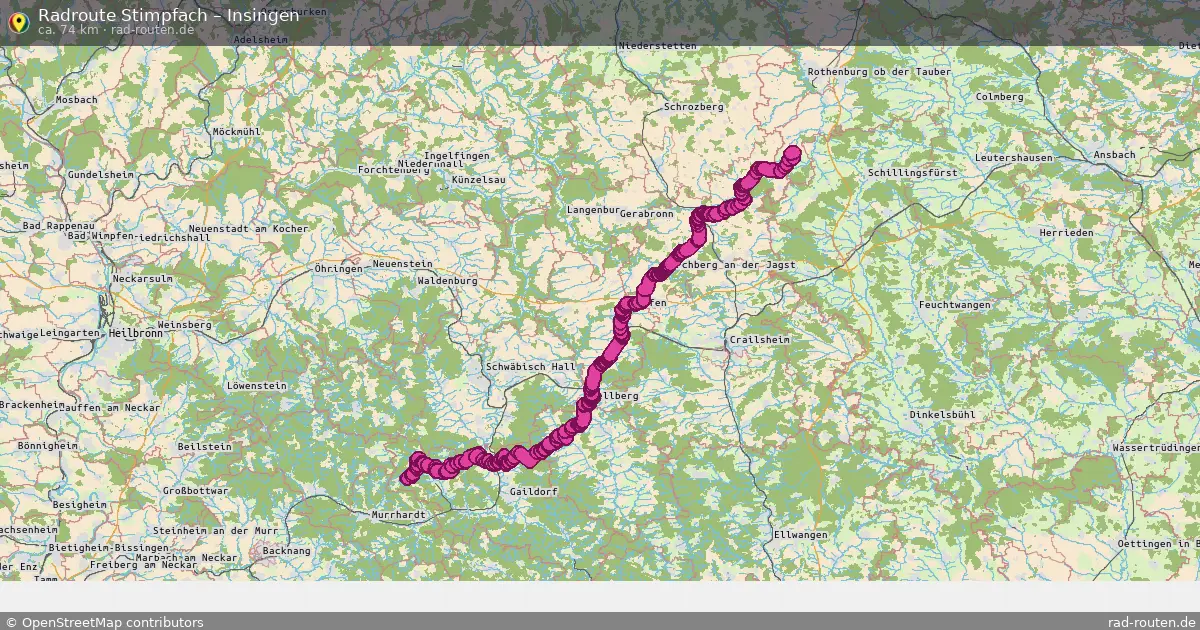 Radtour Crailsheim – Insingen