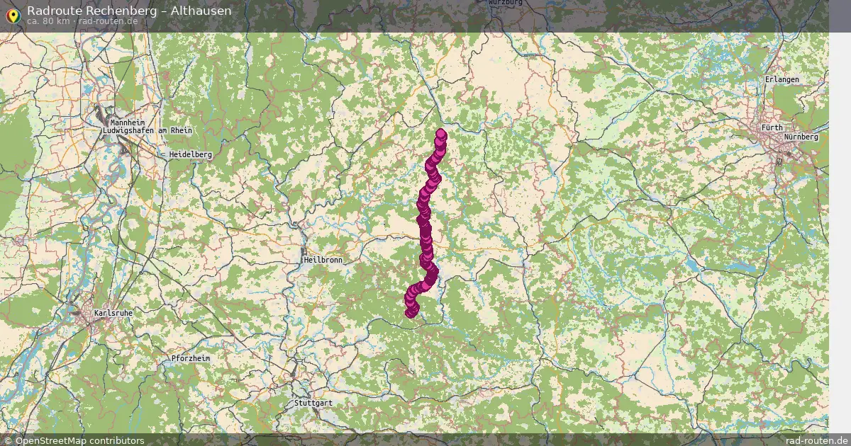 Radtour Rechenberg – Althausen