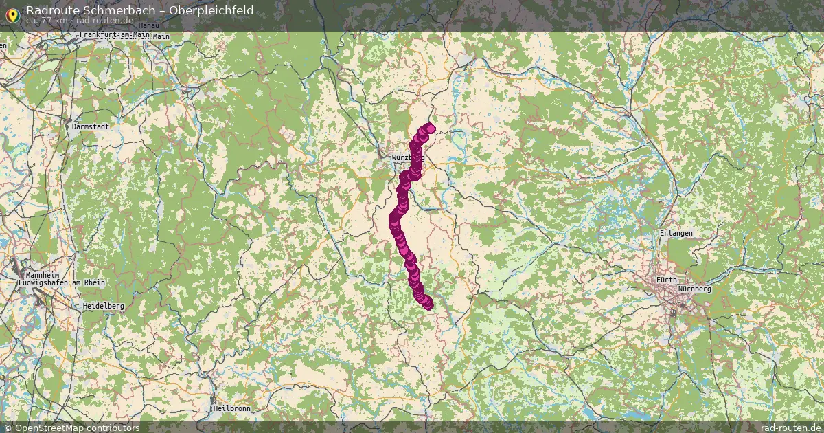 Radtour Schmerbach – Oberpleichfeld