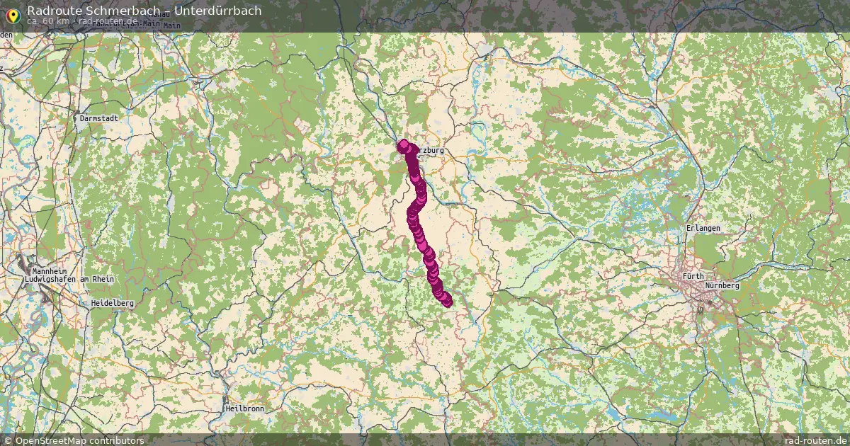 Radtour Schmerbach – Unterdürrbach