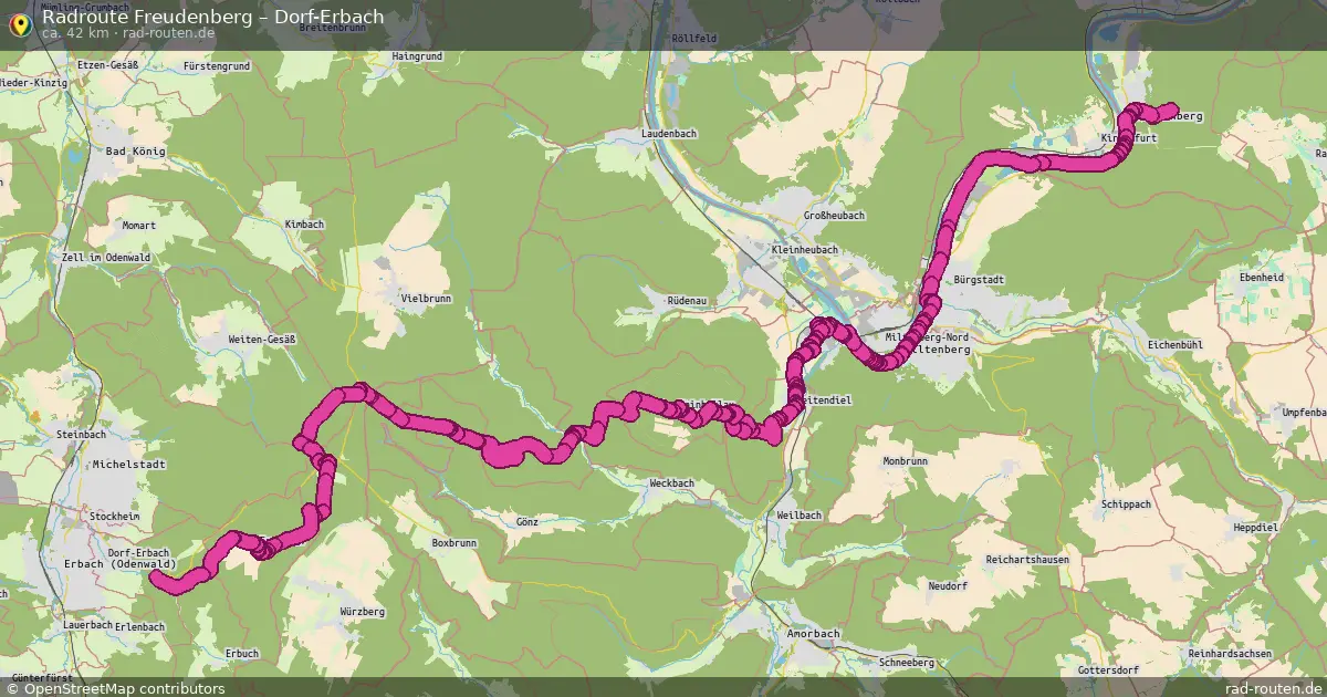 Radtour Freudenberg – Dorf-Erbach