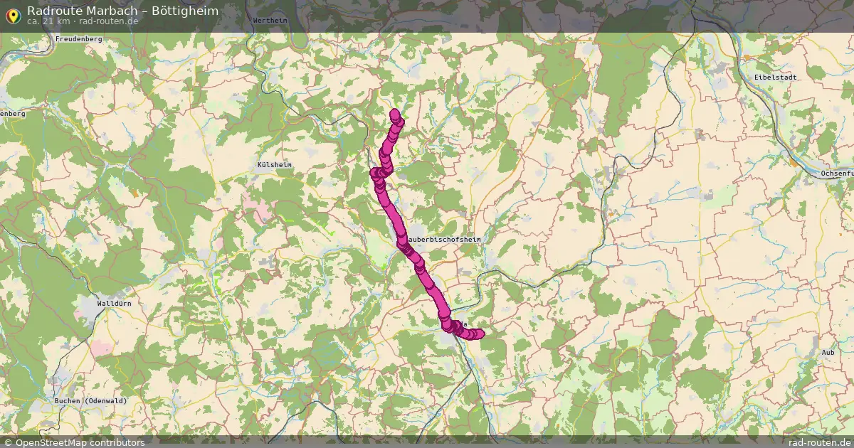 Radtour Marbach – Böttigheim