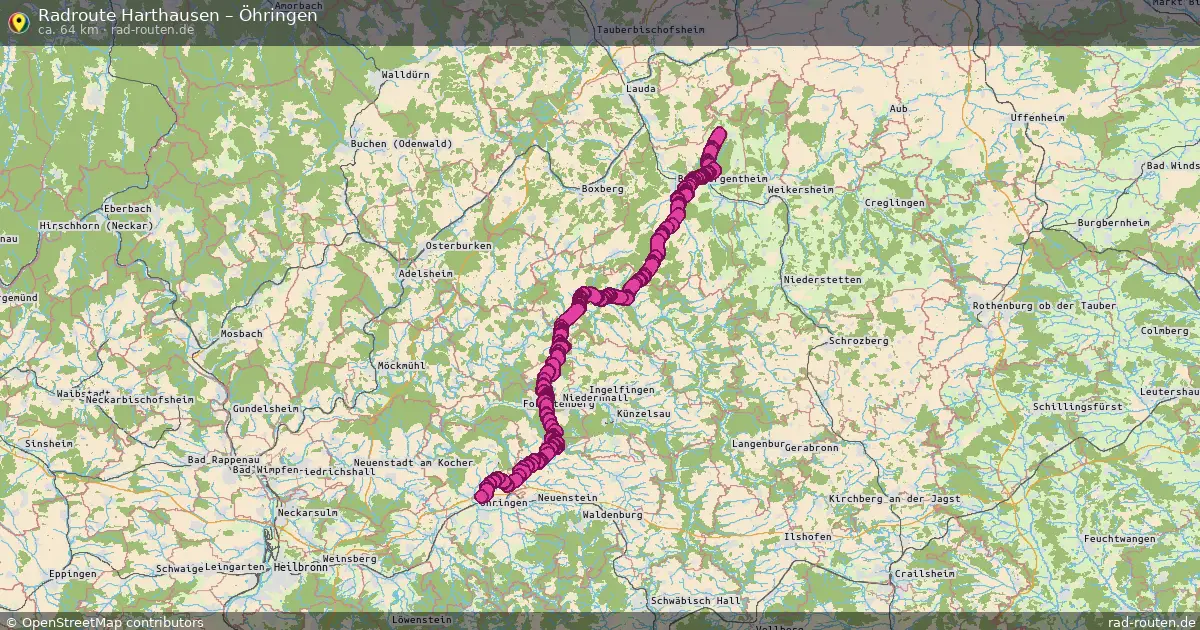 Radtour Harthausen – Öhringen