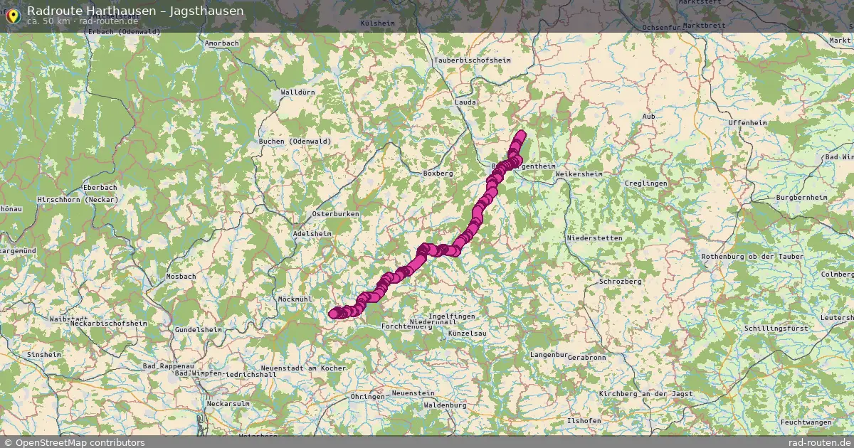 Radtour Harthausen – Jagsthausen