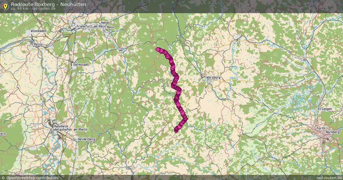Radtour Boxberg – Neuhütten
